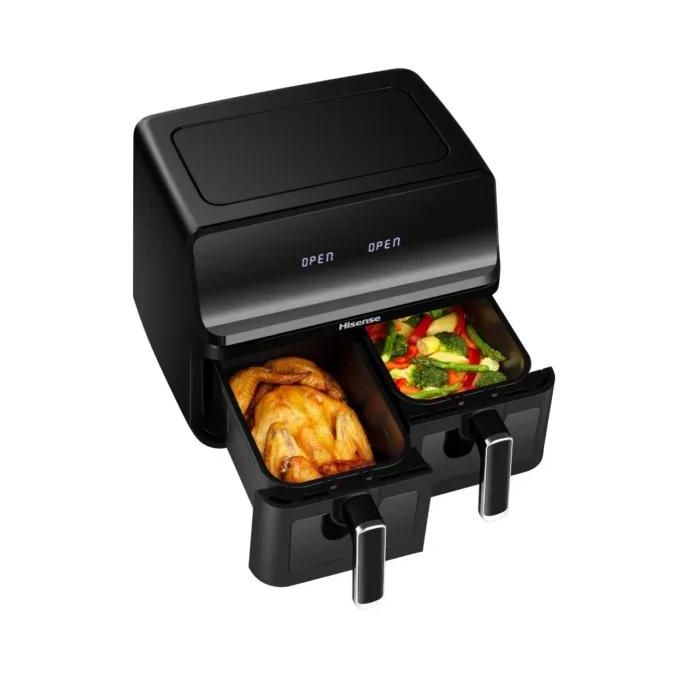 HISENSE Electric Air Fryer-Oil Free,Healthier Extra Large ,8L ,2YRS WRTY