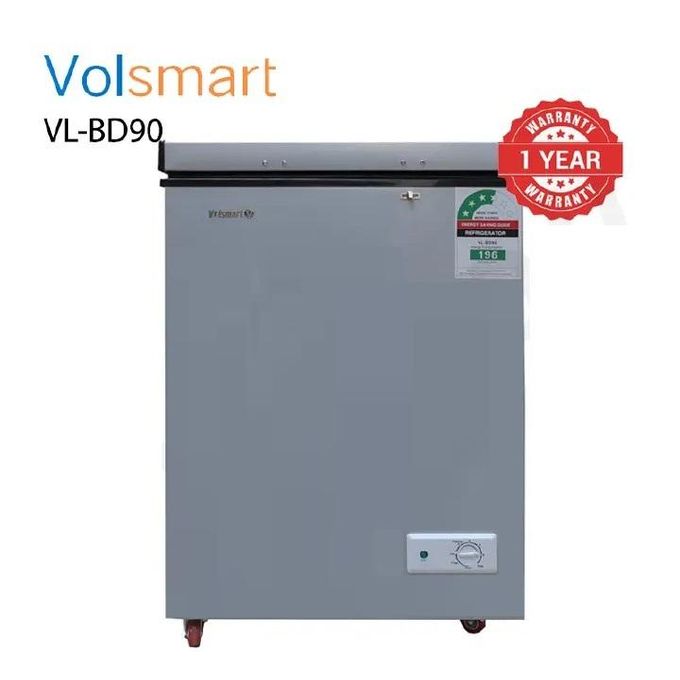 VOLSMART VL-BD90, 90L Chest Freezer+FREE EXTENSION+FRIDGE GUARD