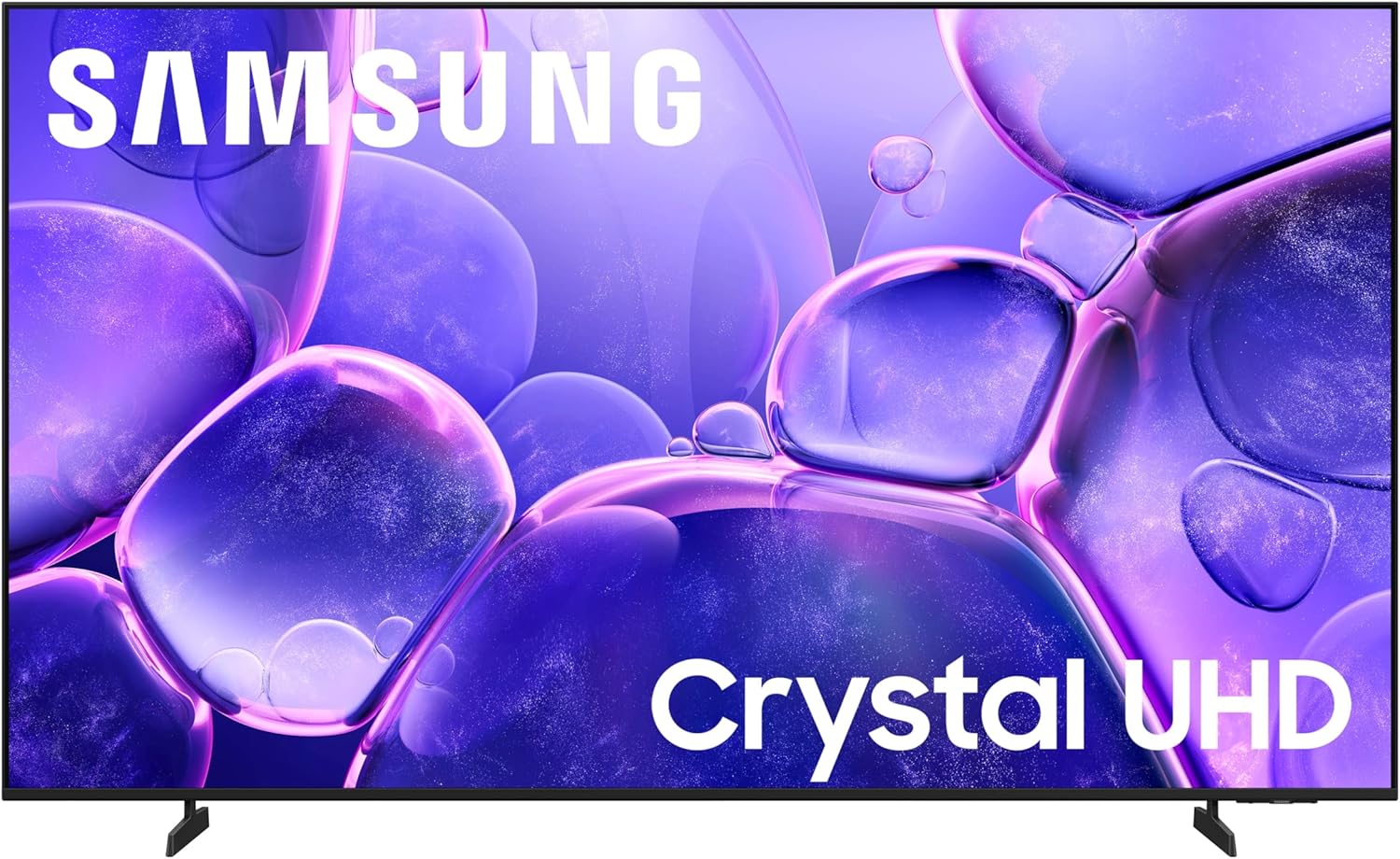 Samsung 65" Inch Class Crystal UHD DU8000F 4K Smart TV (2025 Model) Endless Free Content, Crystal Processor 4K, MetalStream Design, Knox Security, Alexa Built-in+1YR WARRANTY