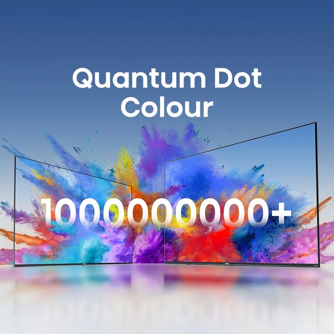 Hisense 65Q6N 65 Inch QLED 4K UHD Smart TV (2025 Model), Frameless HDR Display, Built-In Netflix & YouTube, Bluetooth Enabled Smart Television , Black (2YRS Warranty)