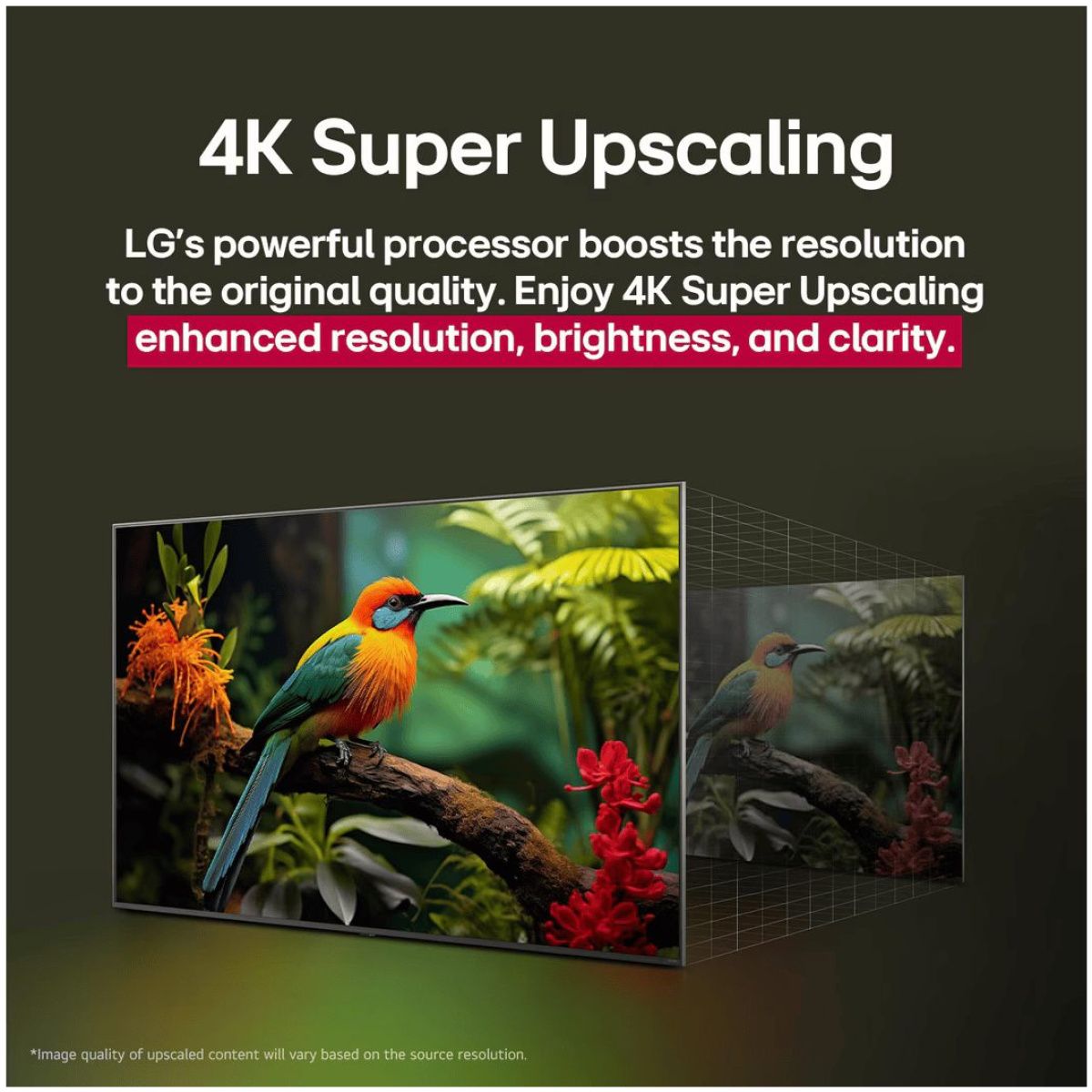 LG 50 inch UHD AI UA80 4K Smart TV Ready HDR10 webOS25 50UA80006LC