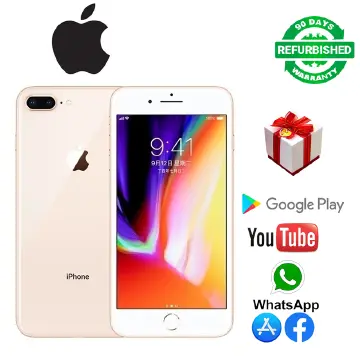 Refurbished Apple 8Puls Smart Phone 3+256GB With Fingerprint Unlock 5.5inch Support 2G/3G/4G Network Single Card 2675mAh Color random,3GB+64GB