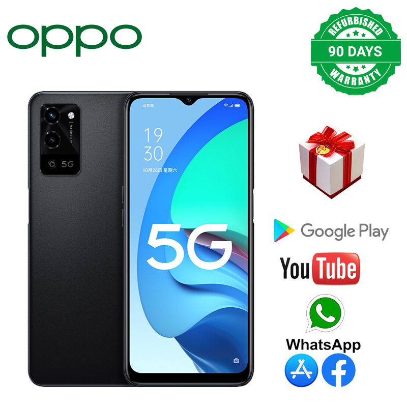 Upgraded OPPO A56 256GB+8GB with fingerprint unlock global Rom smartphone unlock 6.5-inch 2G/3G/4G LTE 13MP+8MP dual card camera 5000mAh