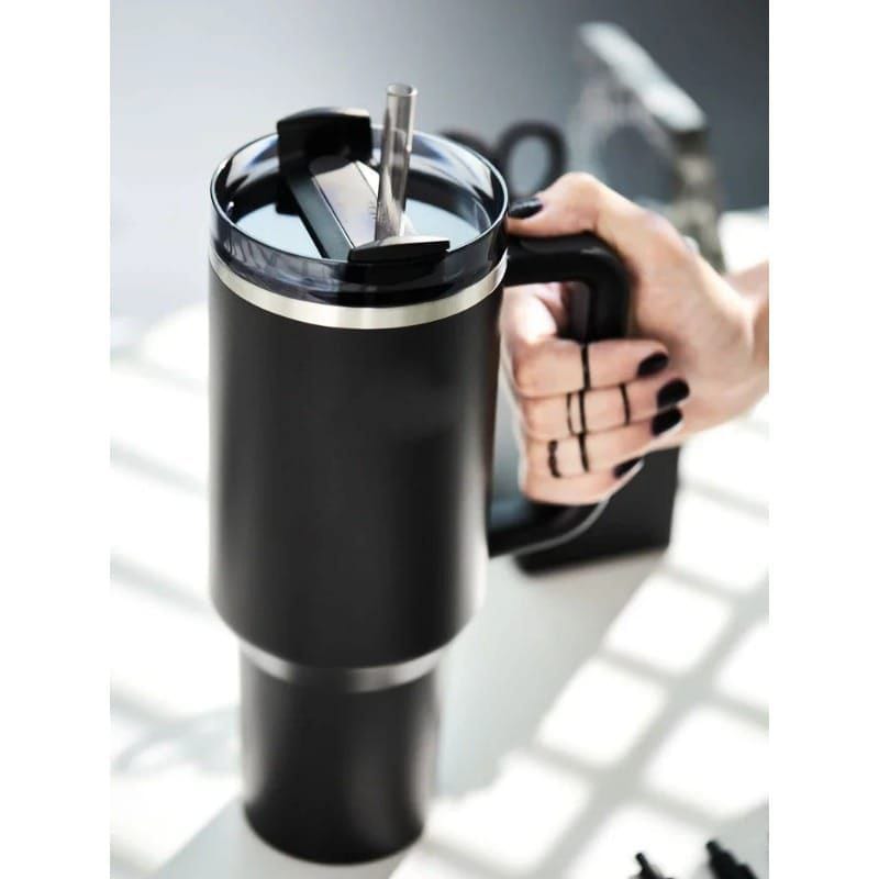 Stanley Tumbler 1.2L With Handle Lid Straw Large Vacuum Travel Mug Outdoor Car Water Bottle Double Vacuum