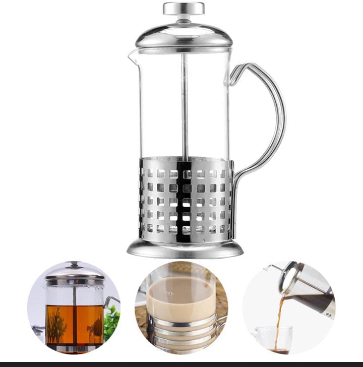 [ THE PERFECT CHOICE !!! ] Single 350ML  Brand New Kitchen COFFEE PRESS STEEL . French Press, Coffee Maker and Teapot Plunger for Making Coffee Better Sharing a Gourmet Coffee