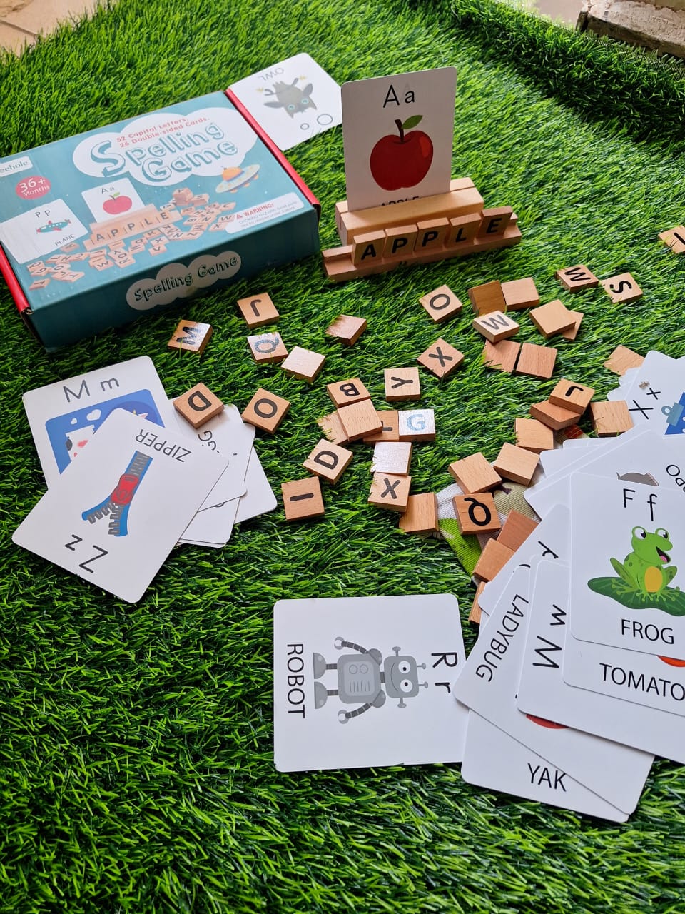 [ KILIMALL SPECIAL OFFERS 🤩🤩✨ !!! ] Classy Brand New Very High Quality Stylish and Luxurious Kid's wooden spelling game. A Fun and Brilliant Way To Educate and Entertain your Children   ❤