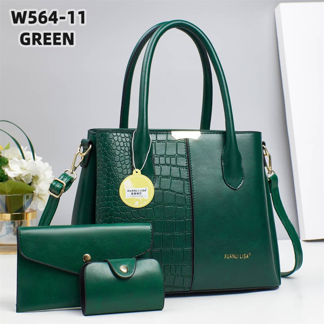 [ CLASSY NEW ARRIVALS 🤩🤩✨ !!! ] 3 IN 1 Brand New Classy and Stylish Ladies Handbag That provides the perfect way to carry your necessities while adding a touch of refinement to your overall look✔👌