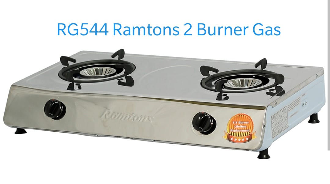 [ COOK TO PERFECTION  🤩🤩✨ !!! ] Single  Brand New Classy Very High Quality Stylish and Luxurious Kitchen RG544 Ramtons Steel 2 Burner Gas . Desiring To Serve The Best Experience
