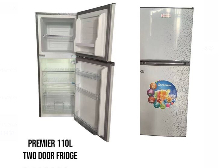 [🔥THE PERFECT CHOICE 🤩🤩✨ !!! ] Single 110L Classy Brand New High Quality Stylish and Elegant Kitchen Premier 2-Door Fridge at Affordale Price.Designed With Durability and Functionality👌