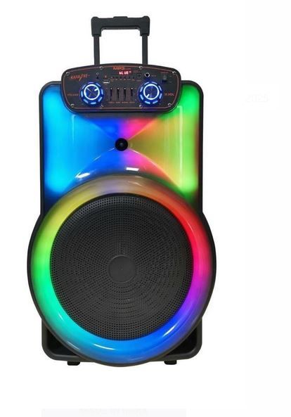 [🔥THE PERFECT CHOICE 🤩🤩✨ !!! ] Single Classy Brand New High Quality Stylish and Elegant PM 1518 Premier Rechargable Trolley Speaker 15" With Two Mics Fully Loaded at a Give Away Price 🔥👌