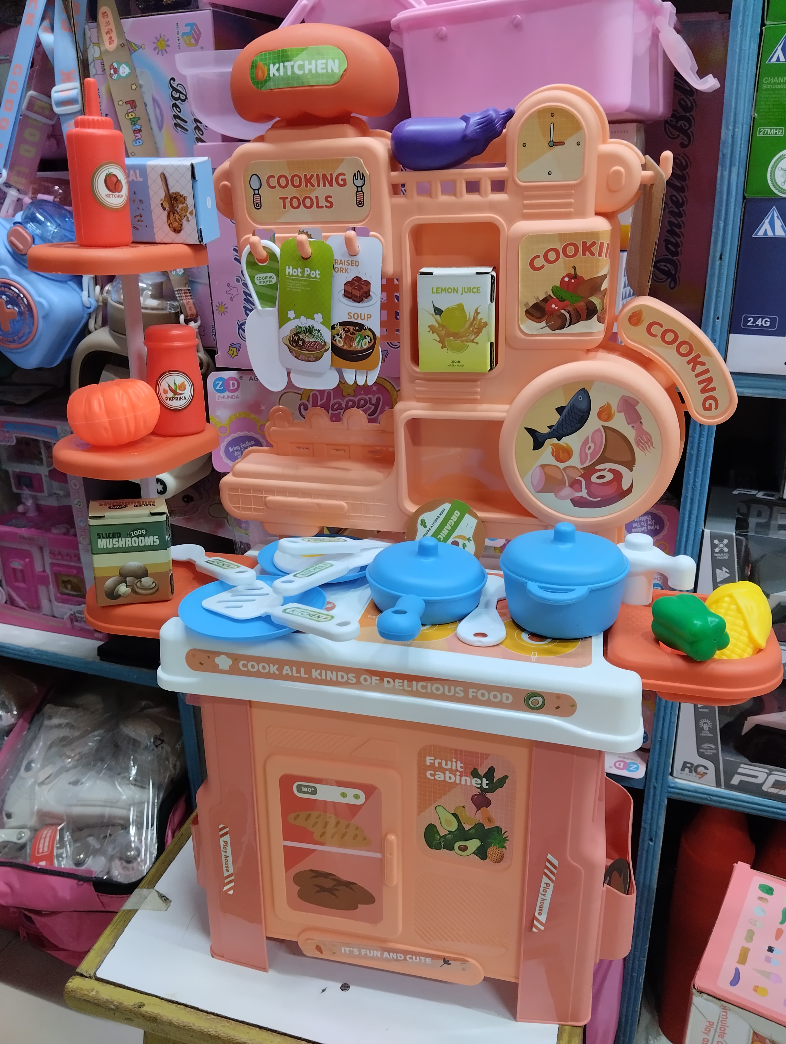 [🔥PRICE OFFER 🥳🥳‼️‼️** 🥑ONLY ON KILIMALL !!! ]  46 Pc Brand New Very High Quality Stylish and Elegant  Kids Kitchen Set at Affordable Price .Designed With Durability and Functionality
