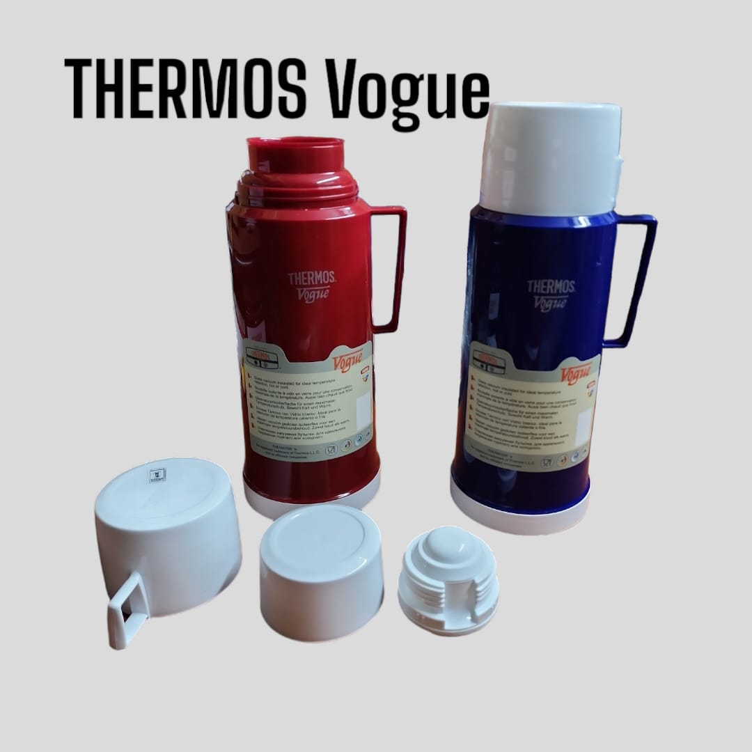 [🔥KILLIMALL AMAZING OFFERS 🤩🤩✨ !!! ] 1 Pc Size 1Ltr Classy Brand New Stylish and Luxurious Very High Quality Kitchen Vogue Plastic Body Glass Refill Thermos.Desiring To Serve The Best Experience