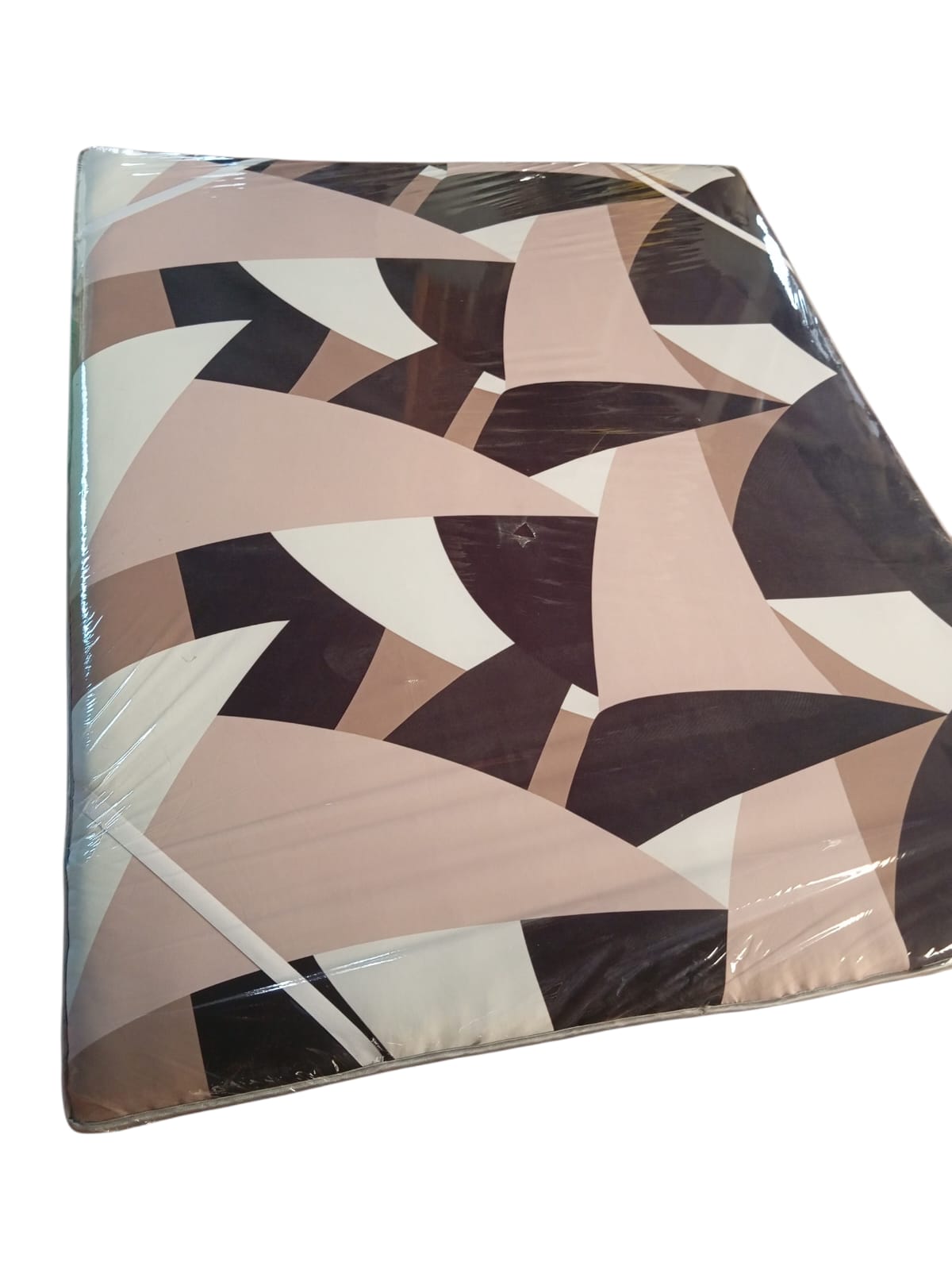 💰 LOW PRICE OFFER 💰1pc High-Quality Cotton Mattress Topper – 6×6ft, Soft, Washable & Floral Design, All-Season Comfort