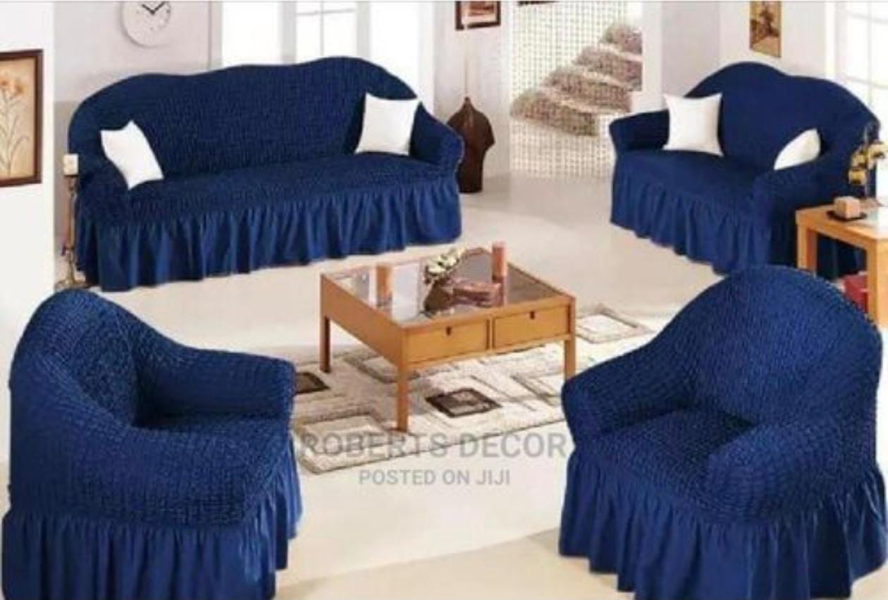 🌟 CUSTOMER FAVORITE OFFER 🌟5-Seater Turkish Sofa Covers (3+1+1) – Stretch Fabric, Modern Solid Color Slipcovers for Living Room