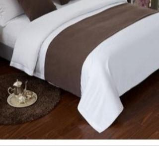 💥 DISCOUNT OFFER 💥1PC Linen Bed Runner – Microfiber Cotton Blend, Solid Color, Modern Washable Bedroom Décor, 6×6ft Stylish Accent