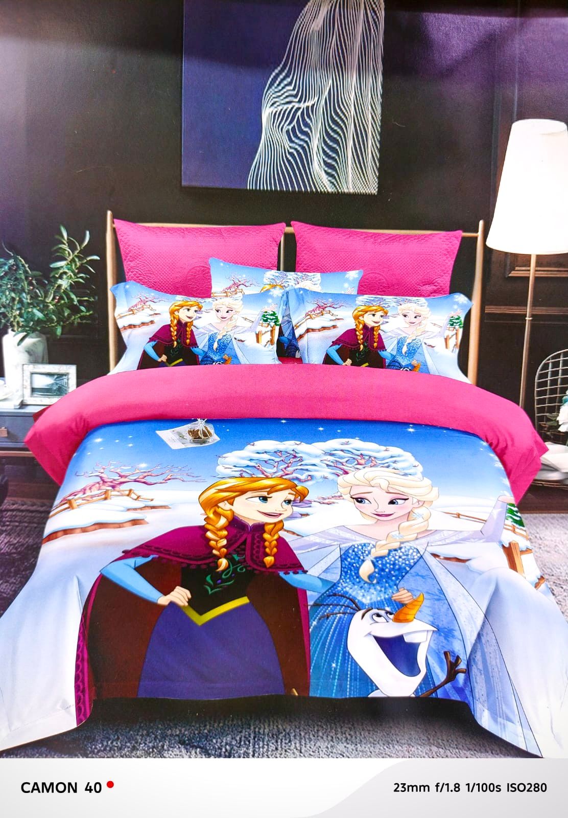 ⭐ SEASONAL OFFER ⭐3PCS Cartoon-Themed Duvet Cover Set – 1 Bedsheet, 1 Pillowcase, Floral Print, Anti-Pilling, Modern Kids Bedroom 4×6ft.