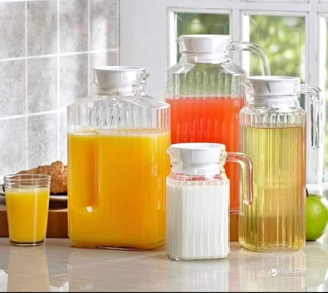 🎁 GIFT OFFER 🎁 Luminarc Quadro Jug 1.25L – Durable Glass Water & Juice Jug, Heat Resistant, Stylish Beverage Container For Home Use