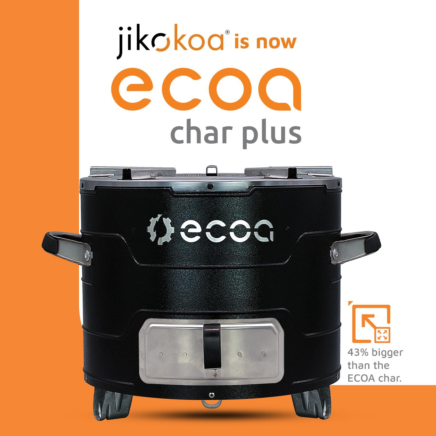 Ecoa Char Plus and Grill Bundle (Formerly Jikokoa)