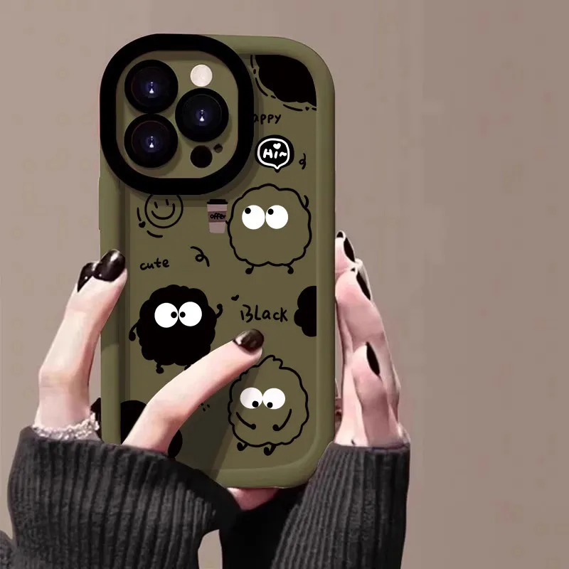 Phone Case For iPhone 11 12 Case Silicone Soft Cover For iPhone X XS Max XR 8 7 6s Plus Back Cover Pearl