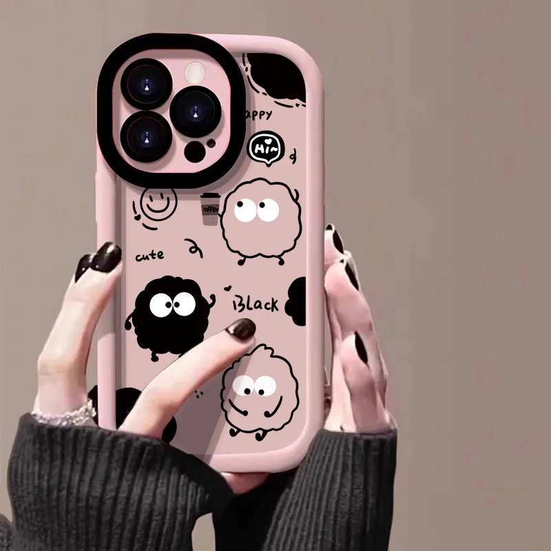 Phone Case For iPhone 11 12 Case Silicone Soft Cover For iPhone X XS Max XR 8 7 6s Plus Back Cover Pearl