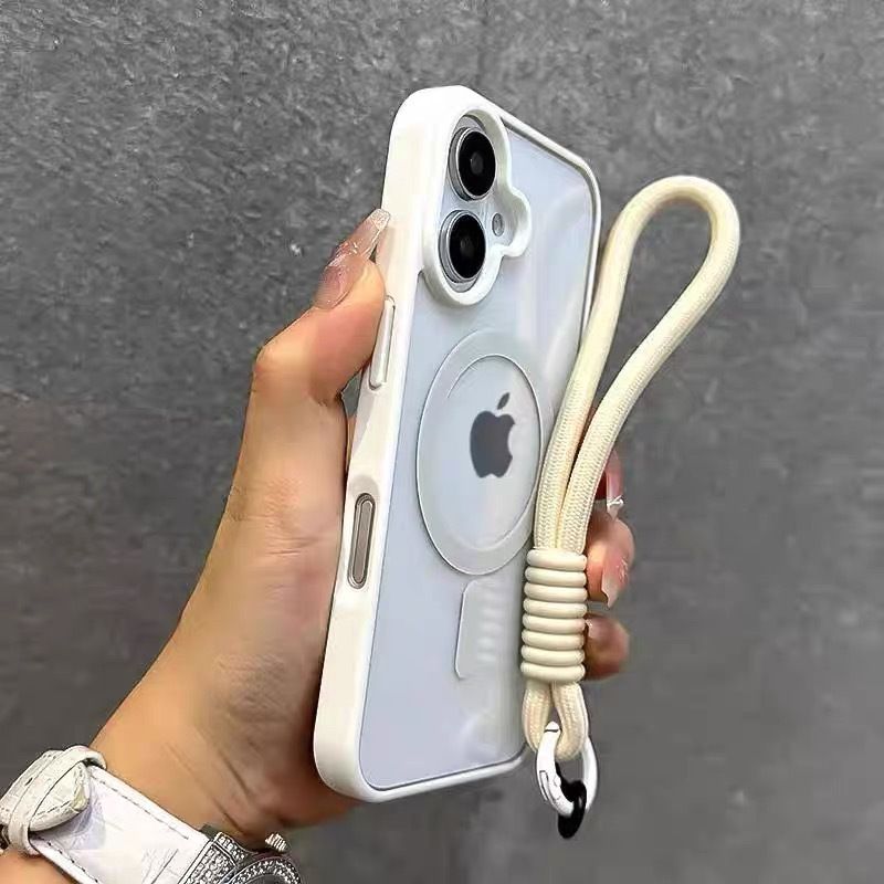 CrashStar MagSafe Transparent Clear Acrylic Hard Shockproof Phone Case For iPhone 16 15 14 Pro Max Plus 16e 13 12 Pro Max Mini 11 Pro Max XS XR X 8 7 Plus + SE 2020 Wireless Charging Phone Casing Fash