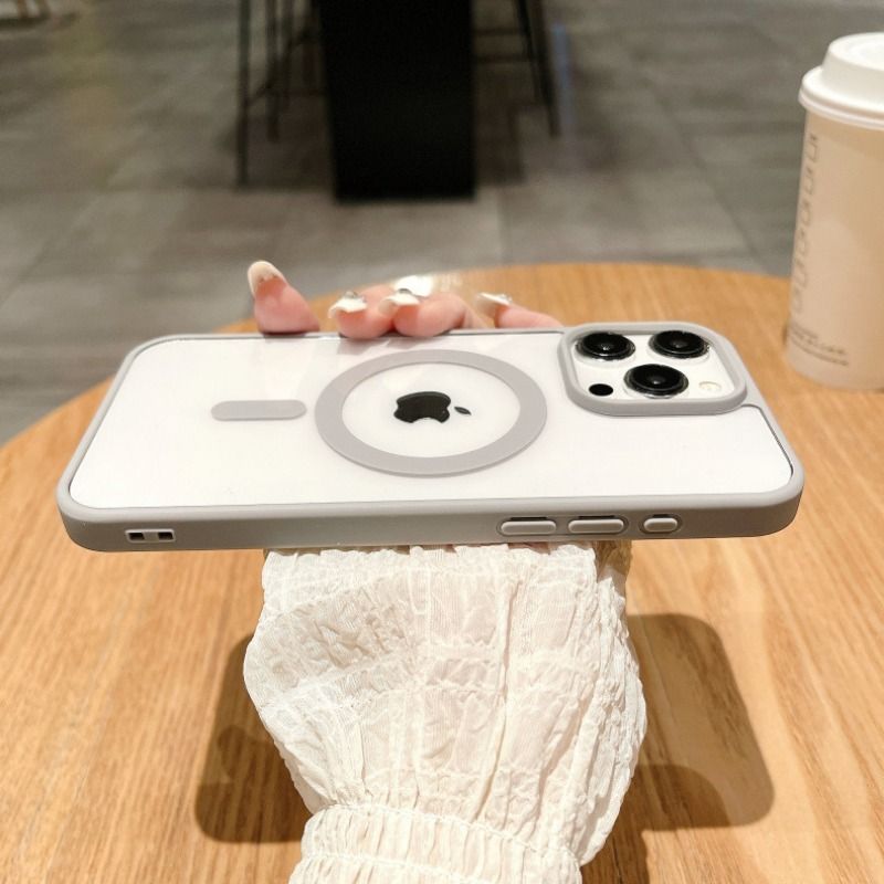 Magsafe Color Crystal Transparent Anti-Yellow Series Mobile Phone Case Compatible for iPhone 17 Pro Max iPhone 17 Air 16 15 14 13 Phone Case