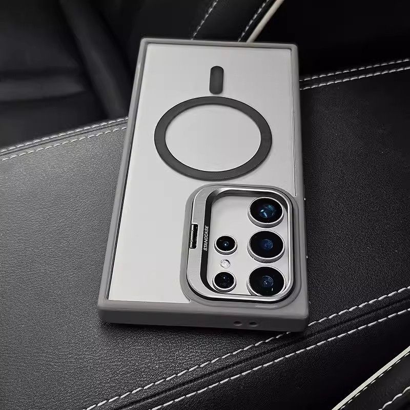 Luxury Slim Matte Magsafe Phone Case For Samsung  A56 A55 A54 A53 A52 A36 A35 A34 A33 A32 A26 A25 A24 A17 A16 A15 A14 A13 A12 A07 A06 4G 5G A05 A05s A04  Solid Color Shockproof PC Cover Casing