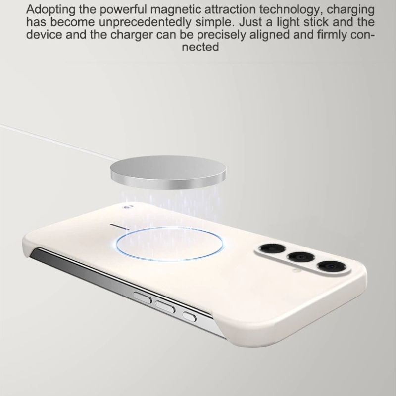 Luxury Slim Magnetic Phone Case Borderless Soft Phone Case for For Samsung A36 GalaxyA23 A35G A55 A56 Solid Color Shockproof PC Cover Casing