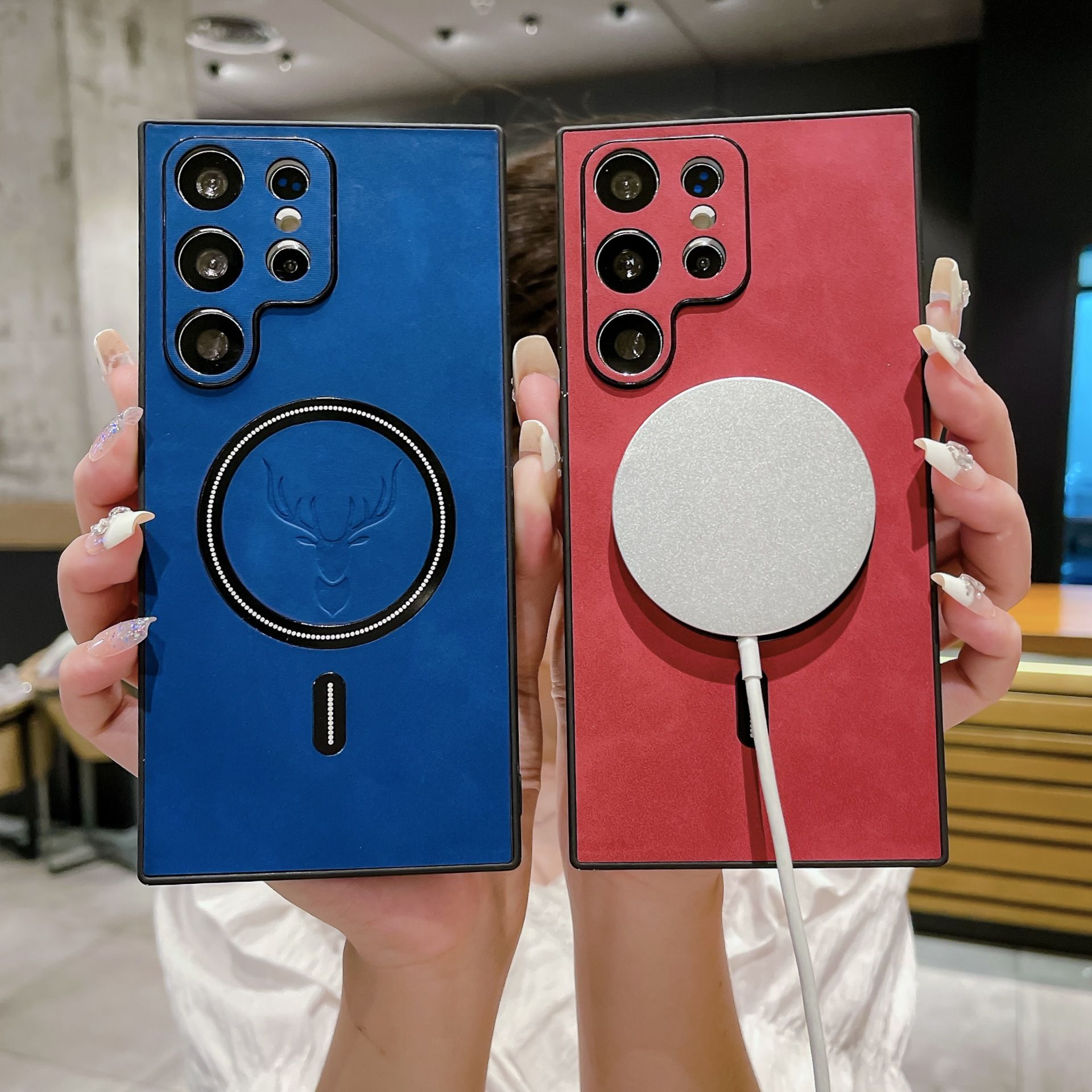 Luxury Magsafe Phone Case For Samsung S26 S25 S24 Shockproof Phone Cover for Samsung Samsung Phone Case