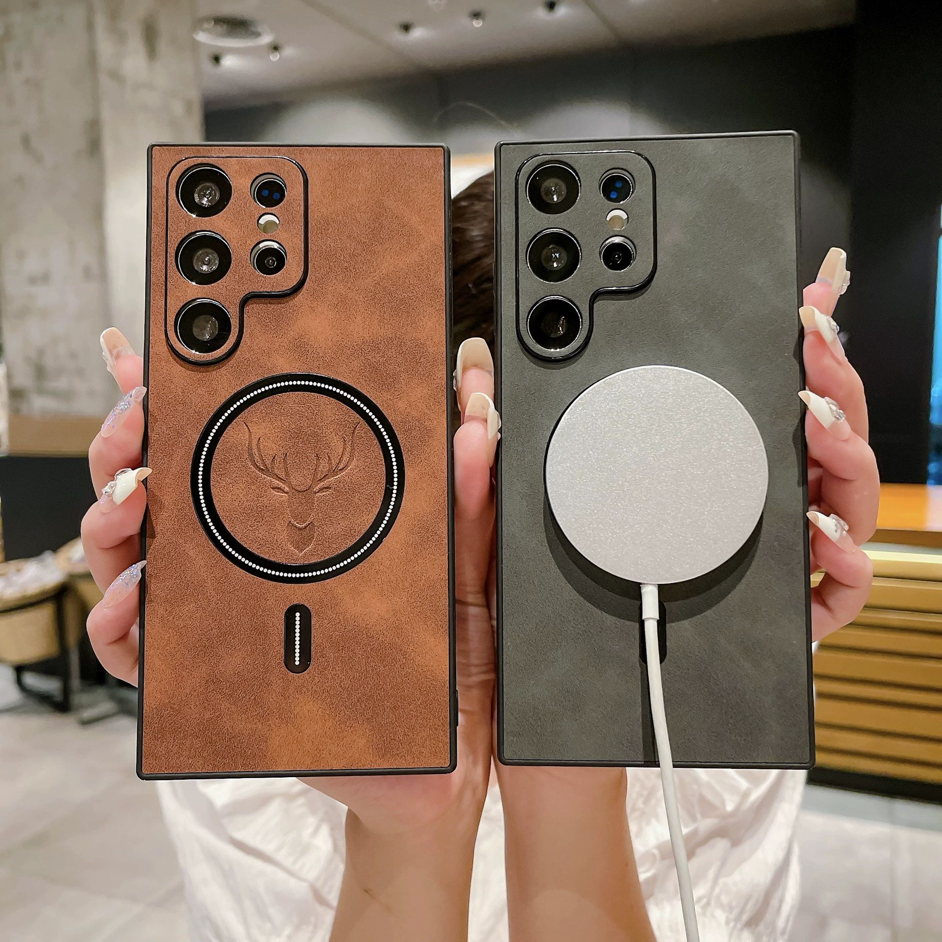 Luxury Magsafe Phone Case For Samsung S26 S25 S24 Shockproof Phone Cover for Samsung Samsung Phone Case