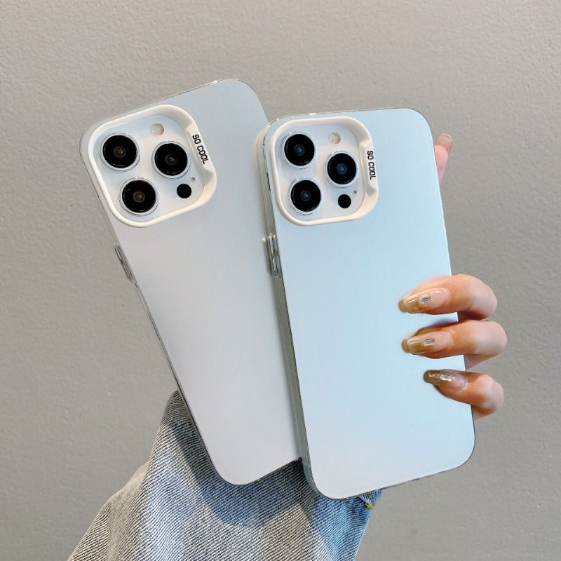 Frosted Solid Color Anti-fall Case For iPhone 17 16 15 Cases Mobile Accessories Phone Case