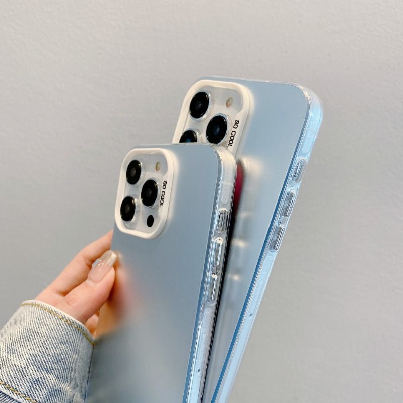 Frosted Solid Color Anti-fall Case For iPhone 17 16 15 Cases Mobile Accessories Phone Case