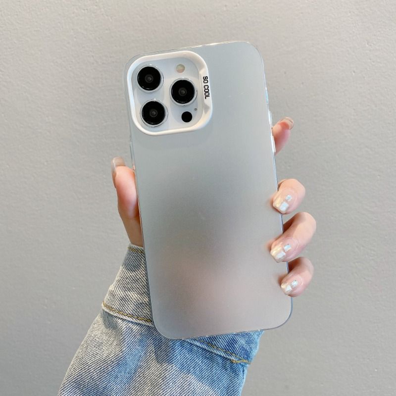 Frosted Solid Color Anti-fall Case For iPhone 17 16 15 Cases Mobile Accessories Phone Case