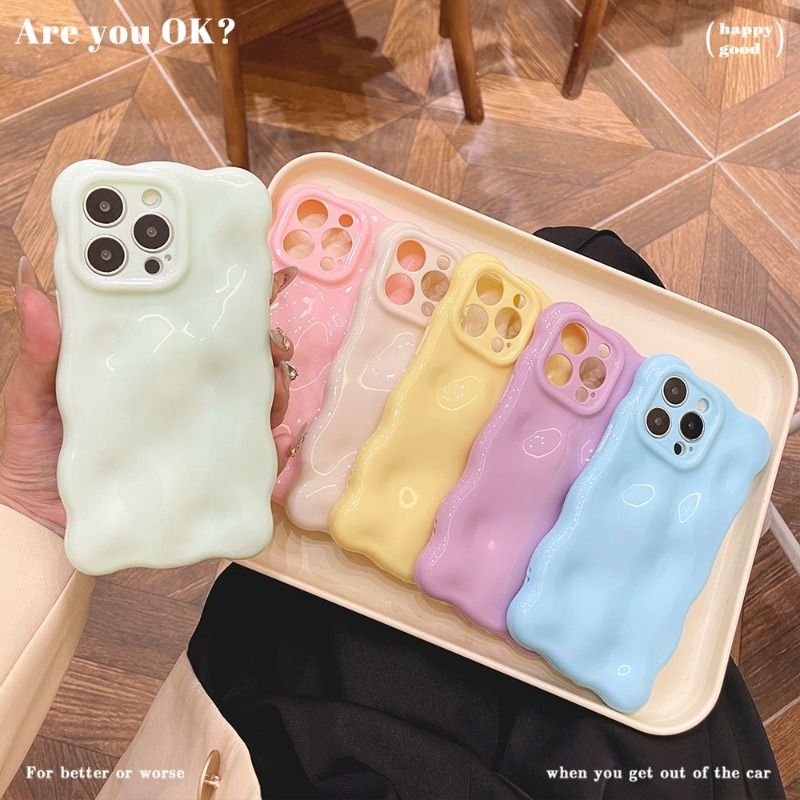 Dopamine Stone Grain Anti-fall Case For iPhone 17 16 15 14 Cases Mobile Accessories Solid Color Phone Case