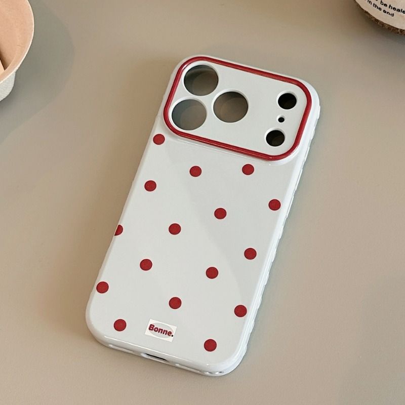 Polka Dot Anti Fall Case For iPhone 17 16 15 Cases Mobile Accessories Phone Case