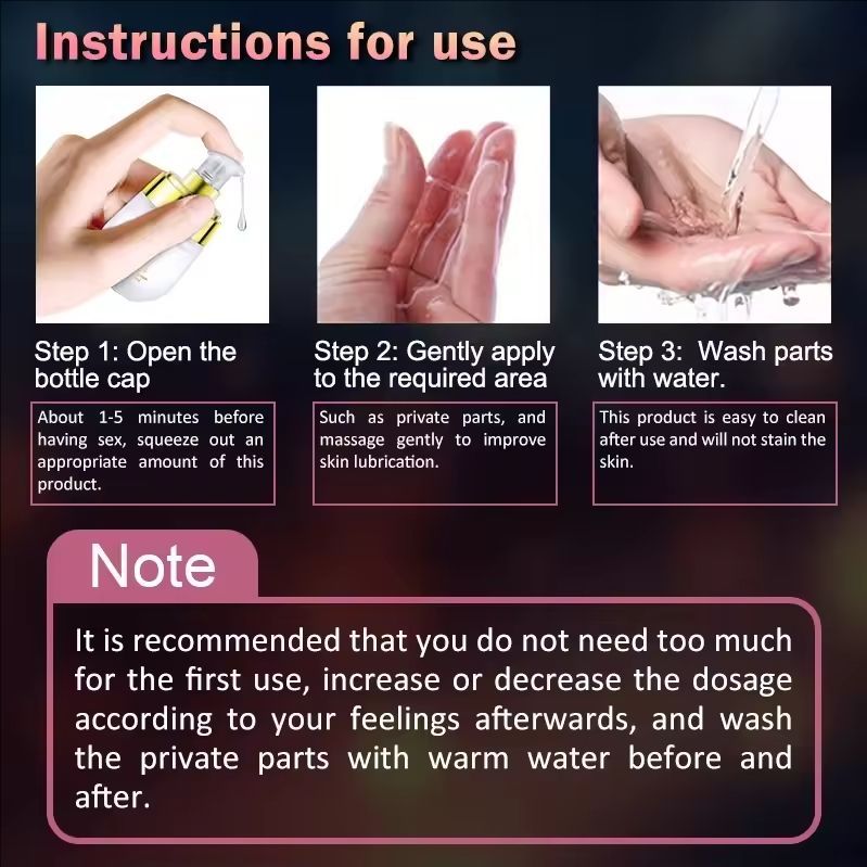 Lubricants Orgasm Gel Libido Vaginal Stimulant Long Lasting Silicone Lubricant Enhance Climax Firming Orgasm Oil Women Sex Spray