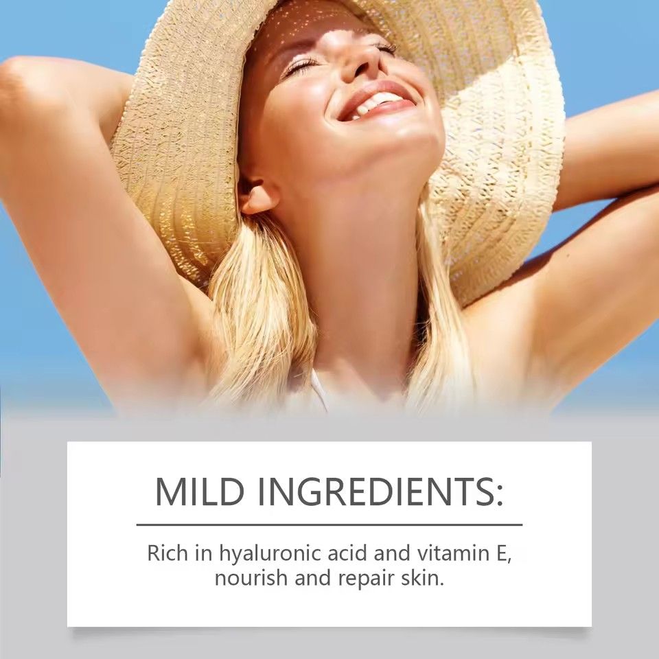 Hyaluronic Acid Sunscreen Anti Sun Solar UV Protection Mild Moisturizer Nourishing Hydrating Repair Outdoor Spf46 Sunblock Cream