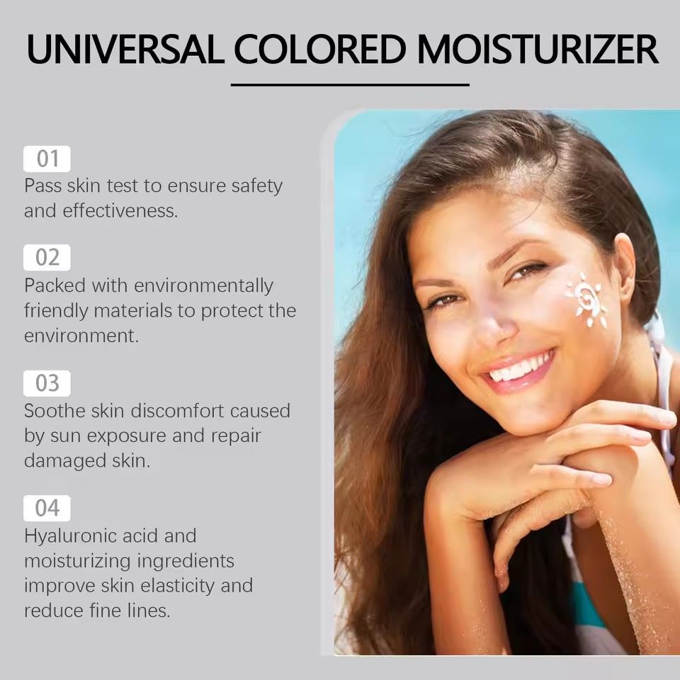 Hyaluronic Acid Sunscreen Anti Sun Solar UV Protection Mild Moisturizer Nourishing Hydrating Repair Outdoor Spf46 Sunblock Cream