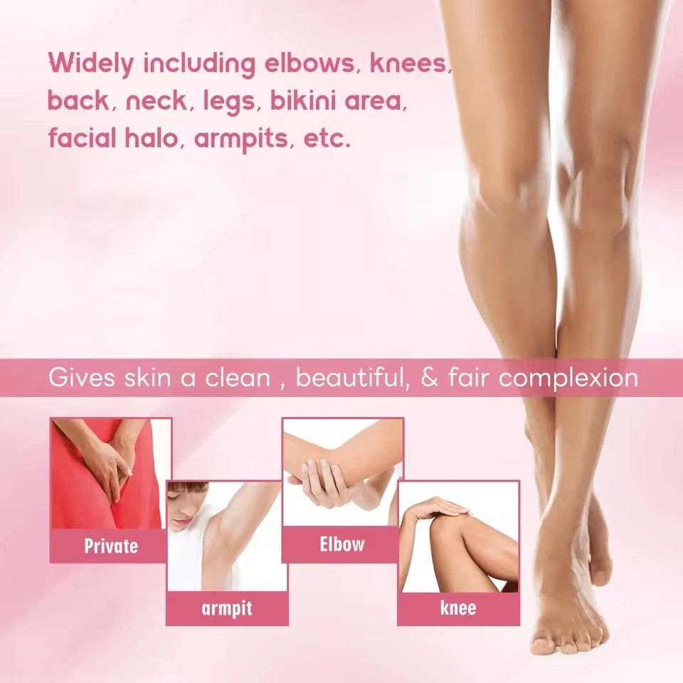 Body Bleaching Cream Brighten Dark Intimate Private Parts Knees Thigh Inner Joint Bikini Remove Melanin Underarm Whitening Cream