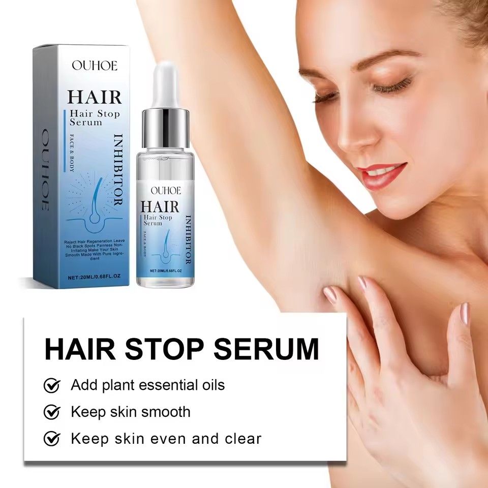 Permanent Hair Inhibition Woman Serum Restrain Armpit Leg Arms Stop Hair Growth Painless Moisturizing Depilatory Body Skin Care