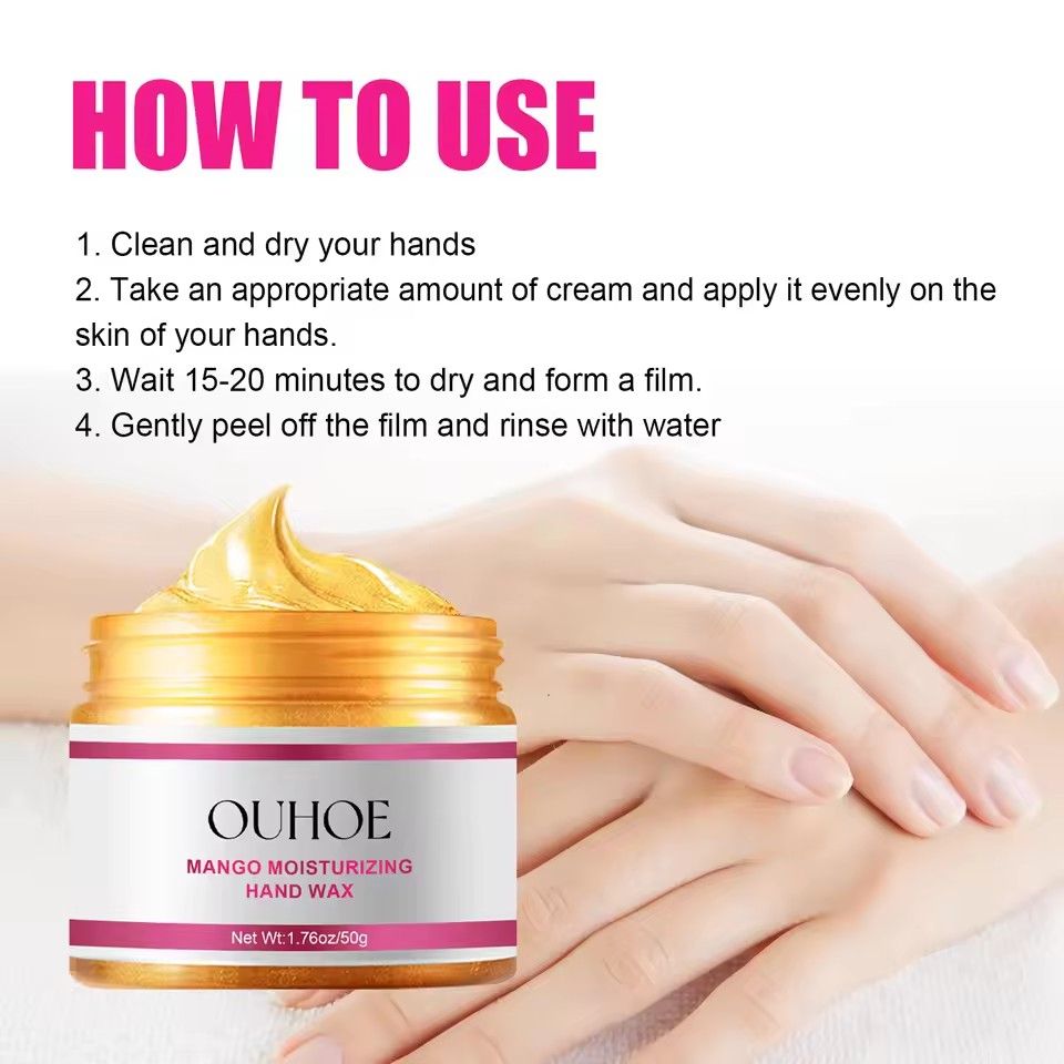Mango Moisturizing Hand Wax Exfoliating Calluses Anti-Aging Whitening Nourishing Repairing Improve Dryness Hand Skin Care Cream