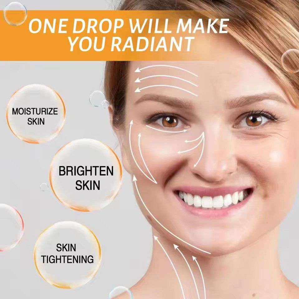 Vitamin C Whitening Face Serum Remove Dark Spots Freckles Fade Melanin Pigment Brightening Anti-Wrinkle Essence Beauty Skin Care