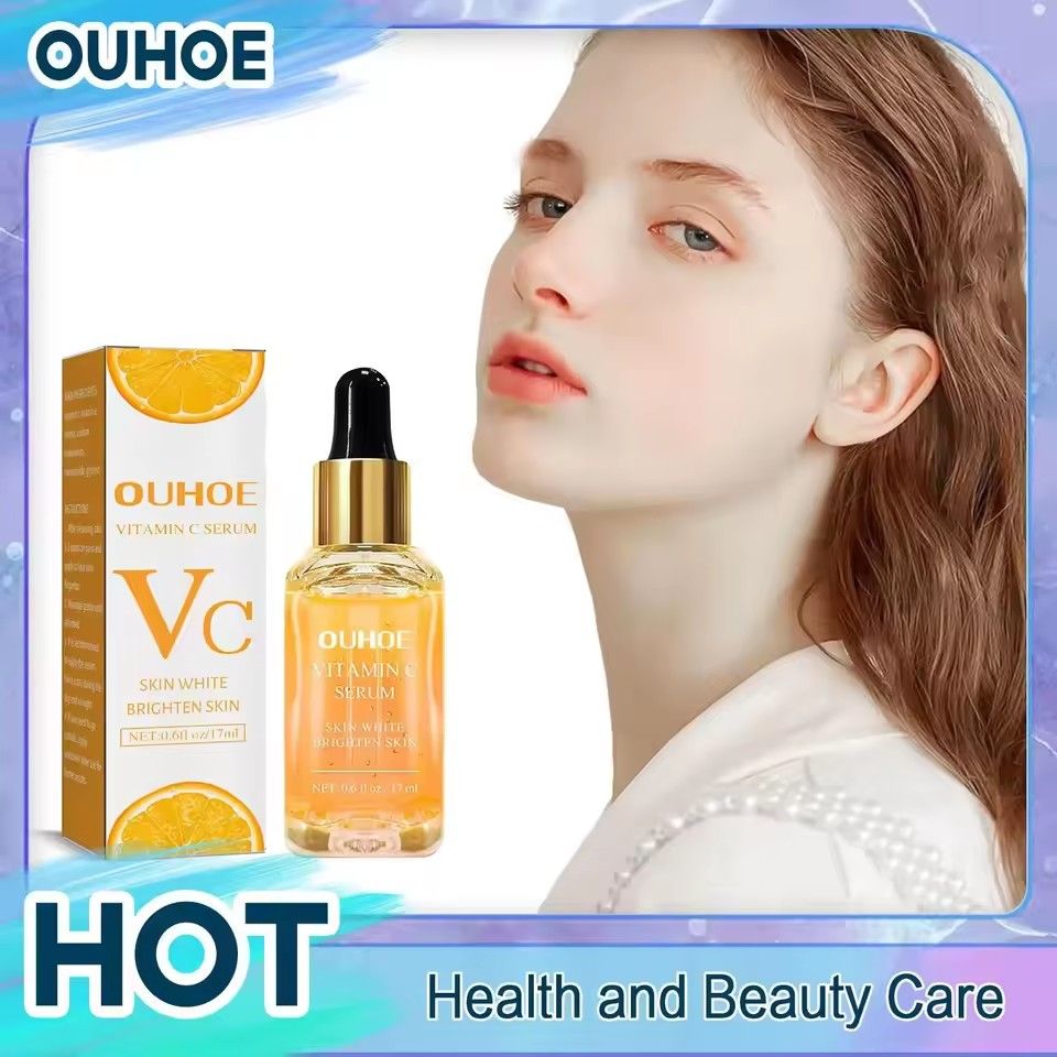 Vitamin C Whitening Face Serum Remove Dark Spots Freckles Fade Melanin Pigment Brightening Anti-Wrinkle Essence Beauty Skin Care
