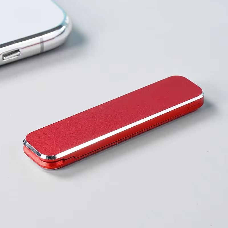 Folding Mini Metal Phone Holder Aluminum Alloy Foldable Desktop Stand 360 Rotating Universal Mobile Phone Desk Bracket