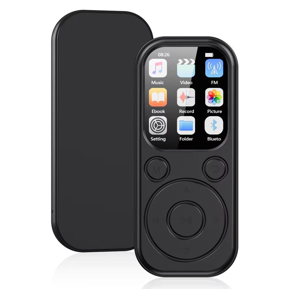 Mini Portable MP3 Music Player With 1.8 High Definition IPS Screen With FM,E-Book,Clock with long battery life Ultra Thin Walkma