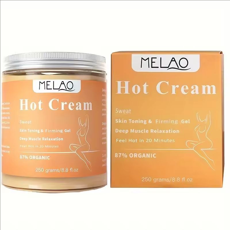 Hot Cream Massage Gel - Natural and 87% Organic Anti Cellulite Slimming Lotion Fat Burning Massage Weight Loss Cream