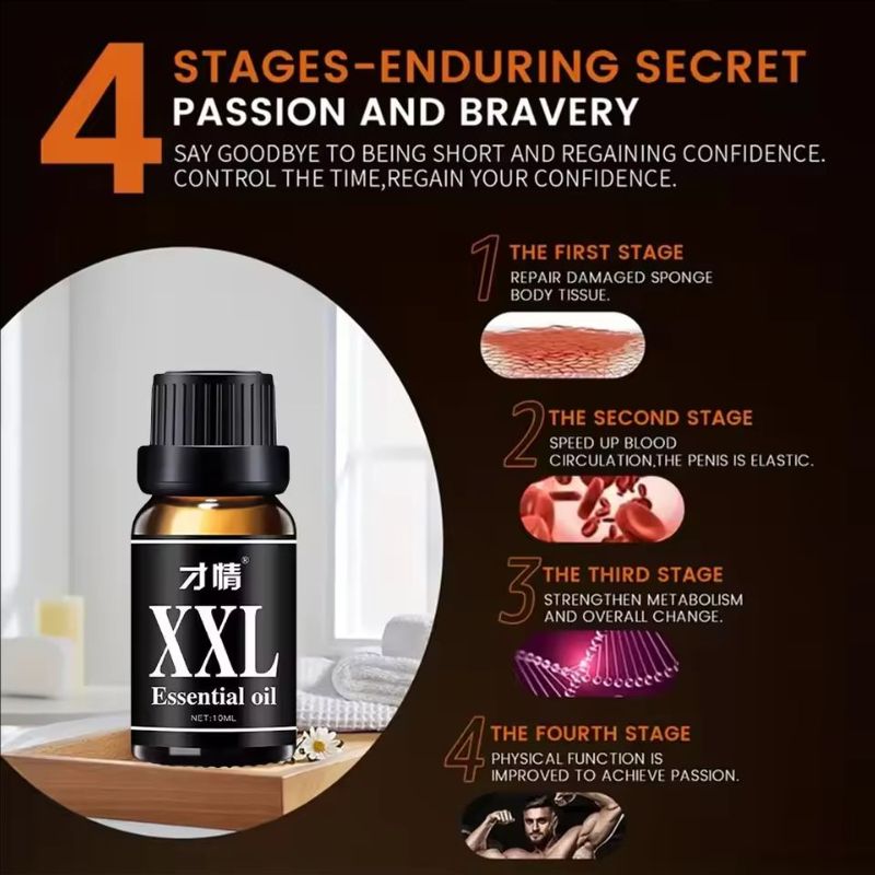 Men Massage Oil for Sex Sexual Enhancement Erection Cream Penis growth Oil Longer Thicker Big Dick Enlarge Liquid Men Sex Gel