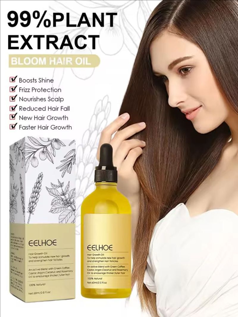 60ml Rosemary Dense Hair Essential Oil Veganic Lavender Repair Hairs Damage Prevent Hair Loss Smooth Hairs Nourish Hair Care Oil