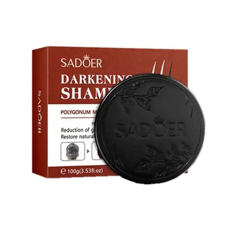 Dark Hair Soap Black Shampoo Soap Strengthen Nourishing Black Hair Brightening Repair Deep Cleaning Shampoo