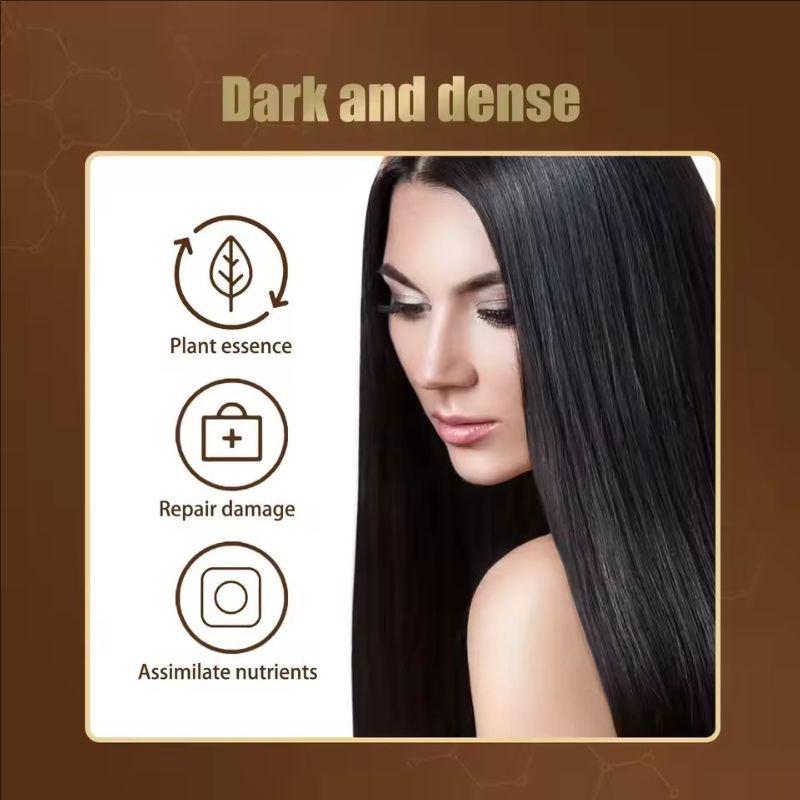 White Hair Treatment Serum Nourishing Scalp Restore Darken Natural Color Repairing Damage Gray Hairs Black Hair Care Essence